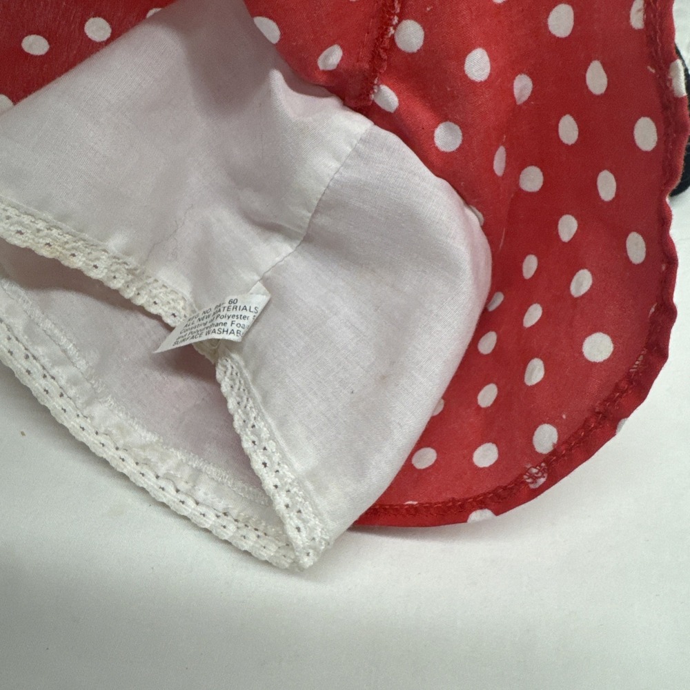 Disney‎ Land Minnie Mouse Hand Puppet By Mattel 11" Vintage 1993 polka dot dress - Picture 7 of 10